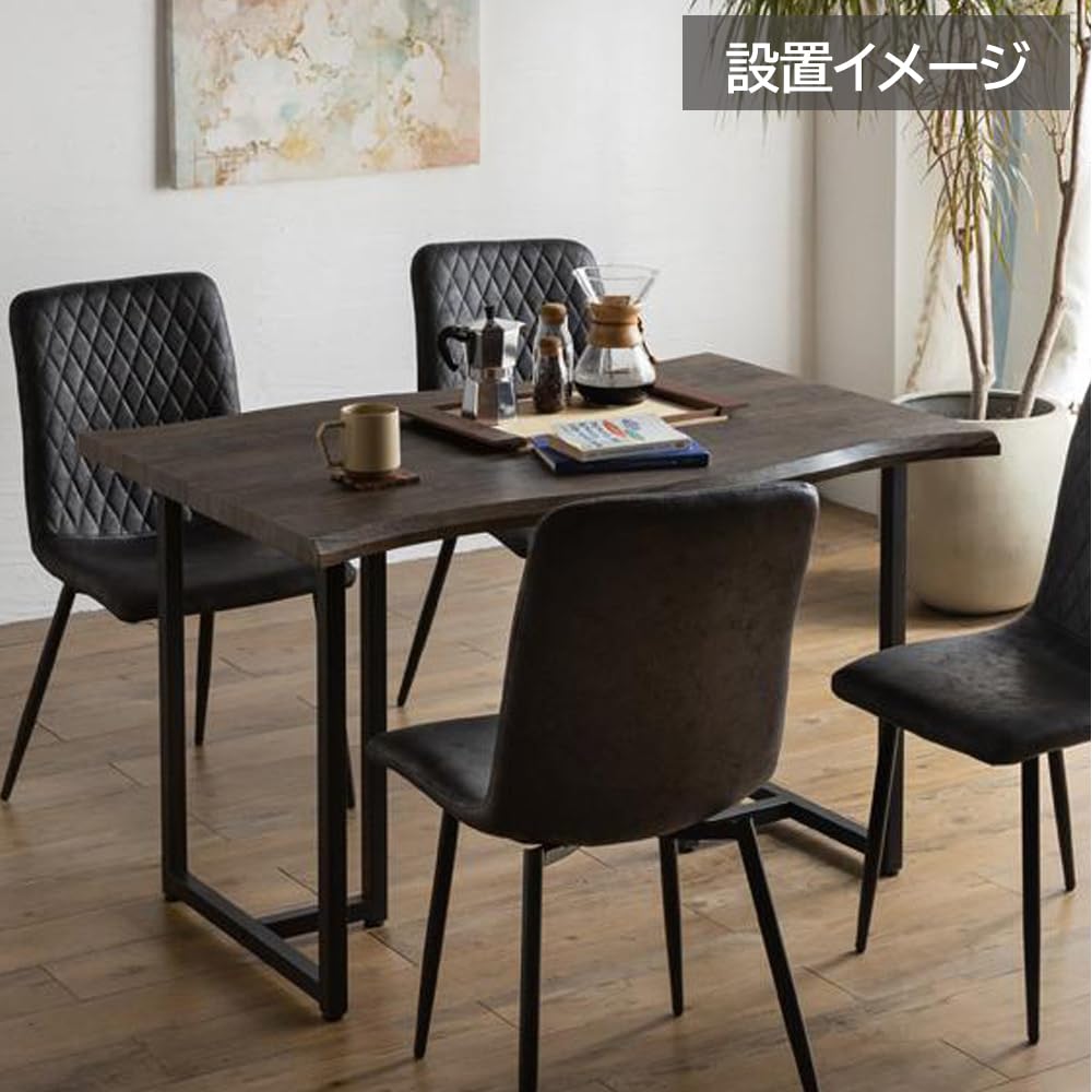 Amazon｜一枚板 風 ダイニングテーブル ダイニング テーブル
